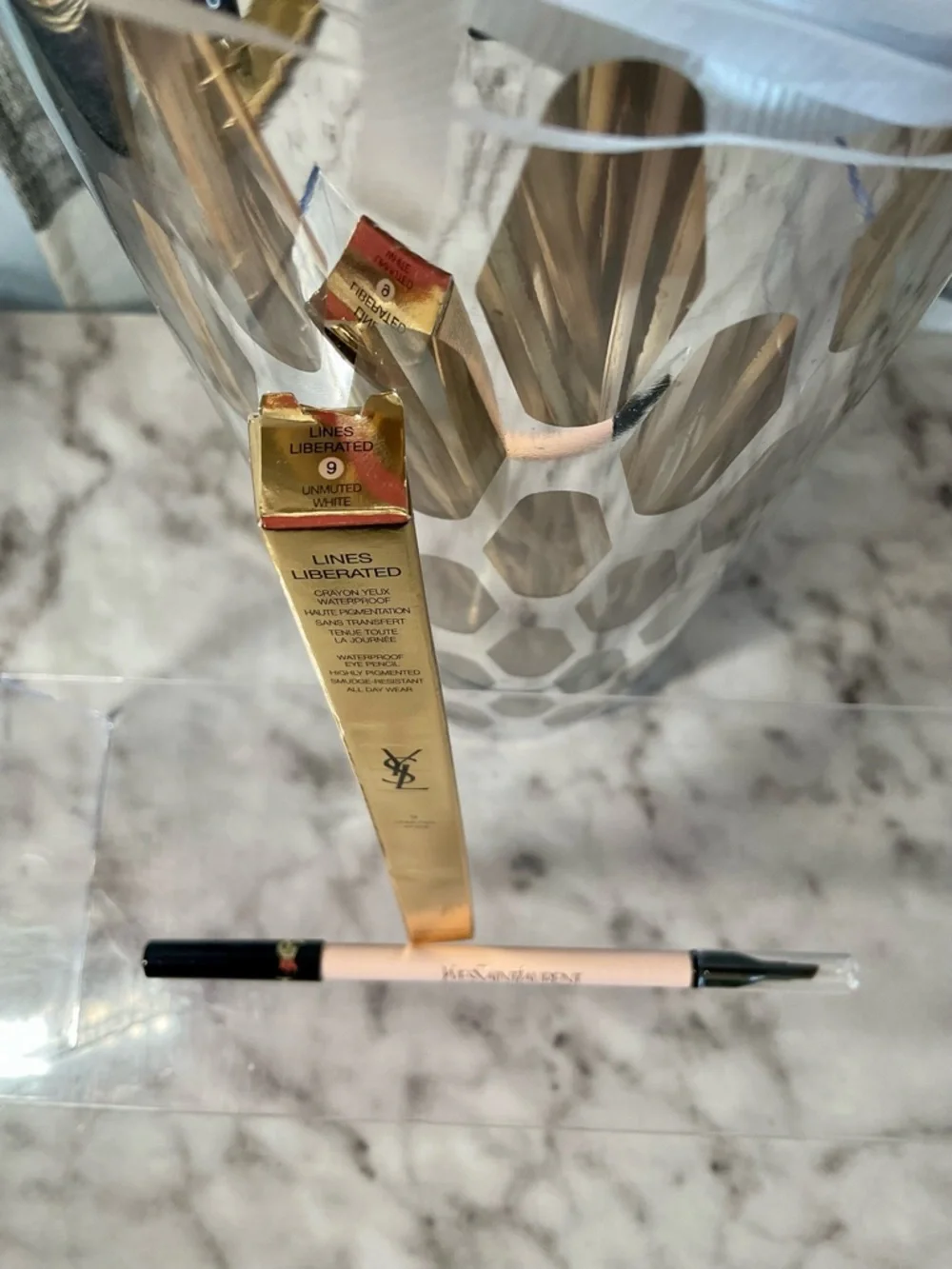 Yves Saint Laurent Lines Liberated 24H Waterproof Eyeliner-09 Unmuted White